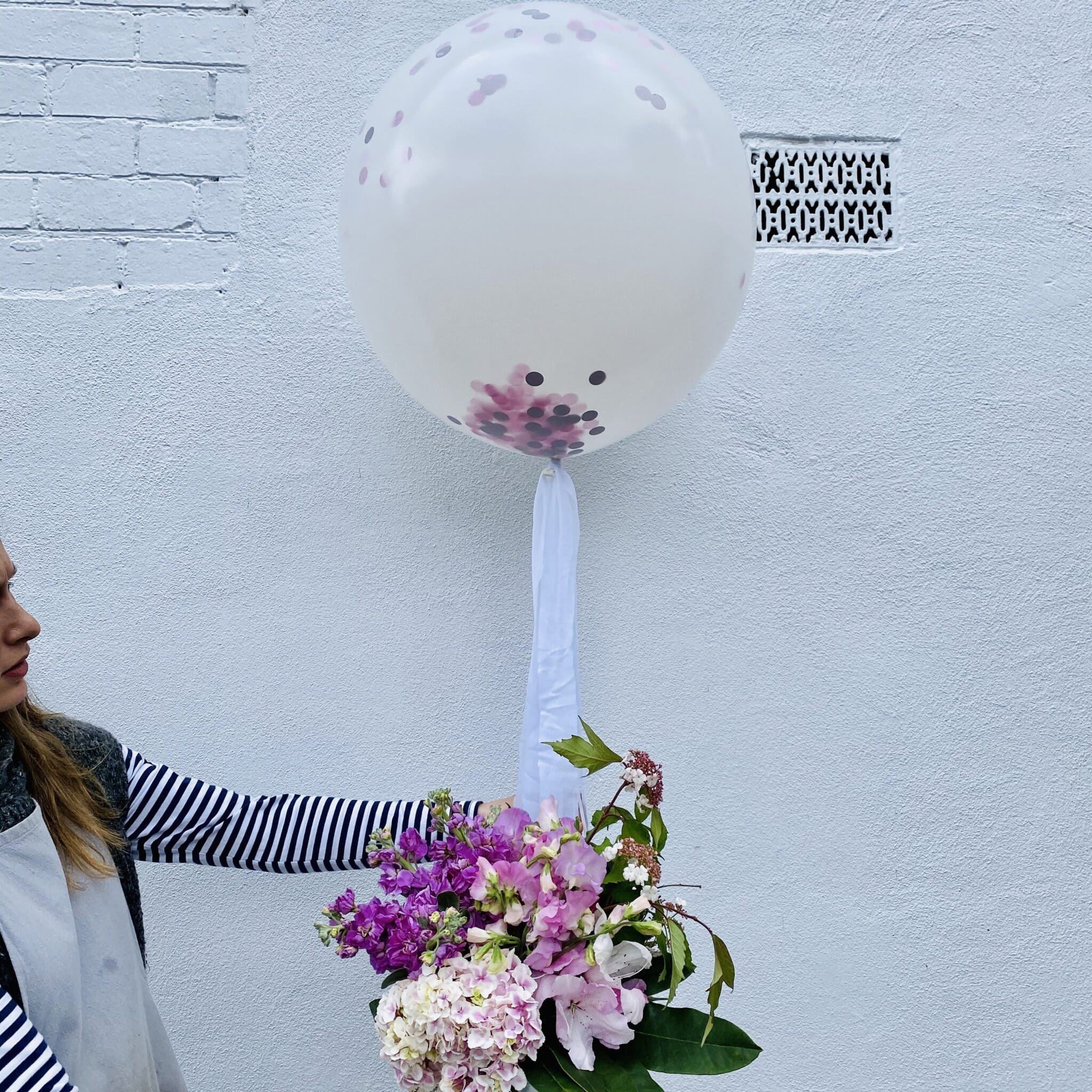 Flower Jar & Balloon Botanical Hobart Florist